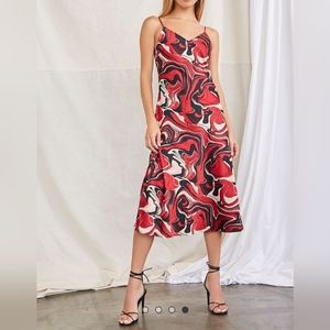 FOREVER 21 Abstract Print Cami Dress